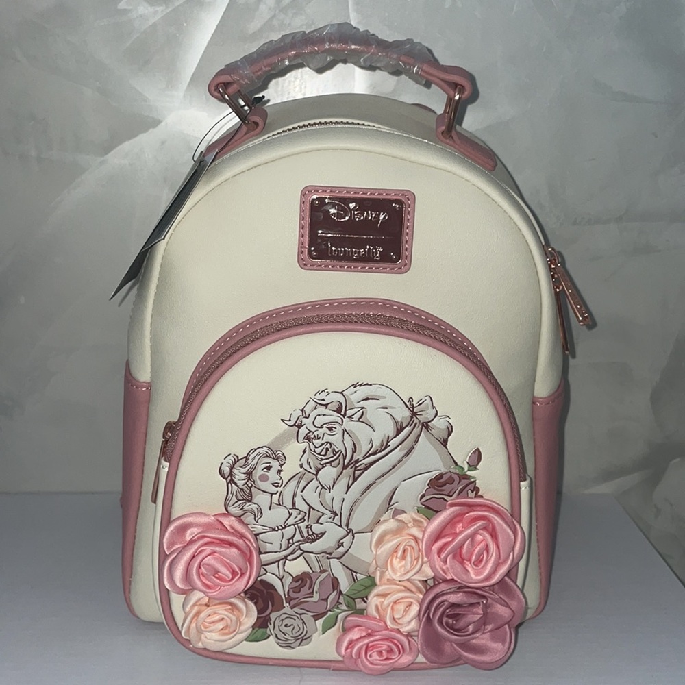 Beauty and the Beast rare Loungefly mini backpack BNWT